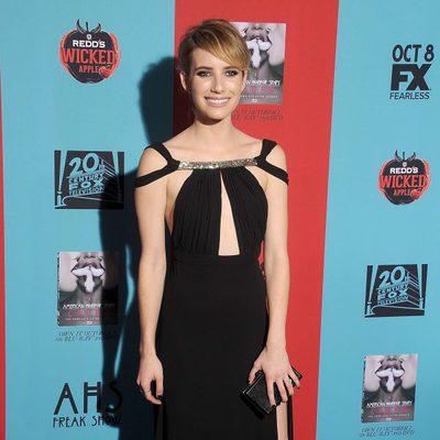 Emma Roberts en el estreno de 'American Horror Story: Freak Show'