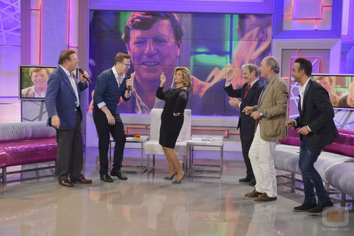 Los Morancos visitan a María Teresa Campos en '¡Qué tiempo tan feliz!'