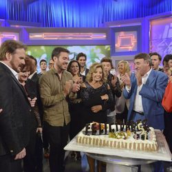 El equipo de '¡Qué tiempo tan feliz!' celebra el 5º aniversario del programa