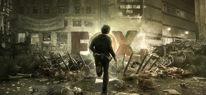 'The Walking Dead' en el evento Fox de Realidad Aumentada en Callao