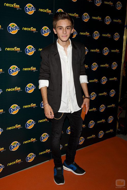 Guillermo Campra en los Neox Fan Awards 2014