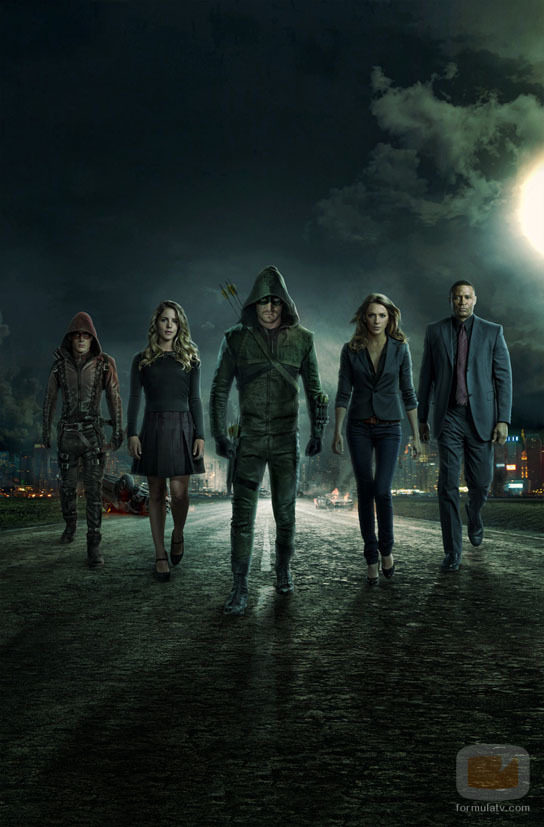 Foto grupal de la tercera temporada de 'Arrow'