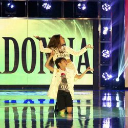 Los concursantes Felipe y Alba en 'Pequeños gigantes'