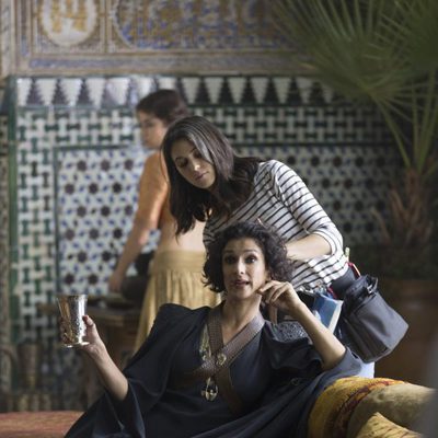 Indira Varma en el rodaje de la quinta temporada de 'Juego de tronos'