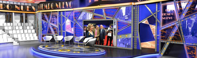 Recreación en 3D del plató de 'Un tiempo nuevo'