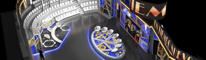 Vista aérea en 3D del plató de 'Un tiempo nuevo'