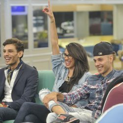 Alfredo, Lucía y Omar en la gala 7 de 'Gran Hermano 15'