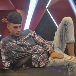 Omar en la sala de expulsión de 'GH 15'