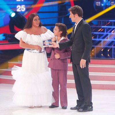 María del Monte y Samuel en la gala 6 de 'Tu cara me suena mini'.