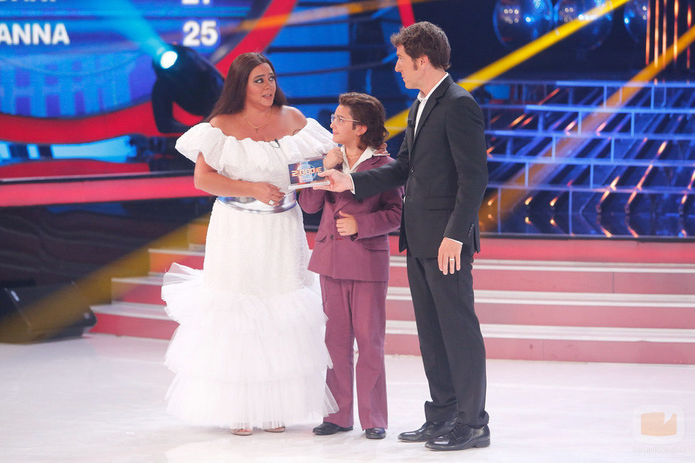 María del Monte y Samuel en la gala 6 de 'Tu cara me suena mini'.