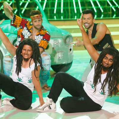Llum Barrera y Unax en la gala 6 de 'Tu cara me suena mini'