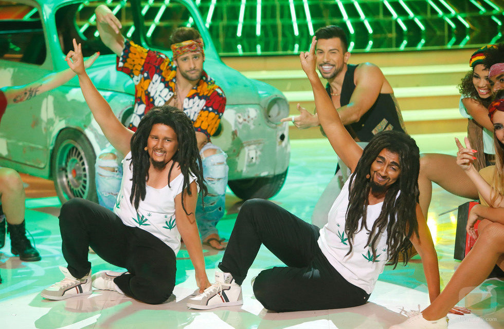 Llum Barrera y Unax en la gala 6 de 'Tu cara me suena mini'