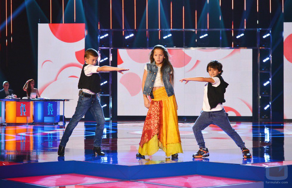 Iván Carrasco, Lucía de Col y Arturo Fajardo en 'Pequeños gigantes'