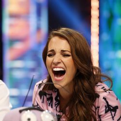 Paula Echevarría con Trancas en 'El hormiguero'