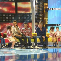 Los Chunguitos visitan el plató de 'Pequeños Gigantes'