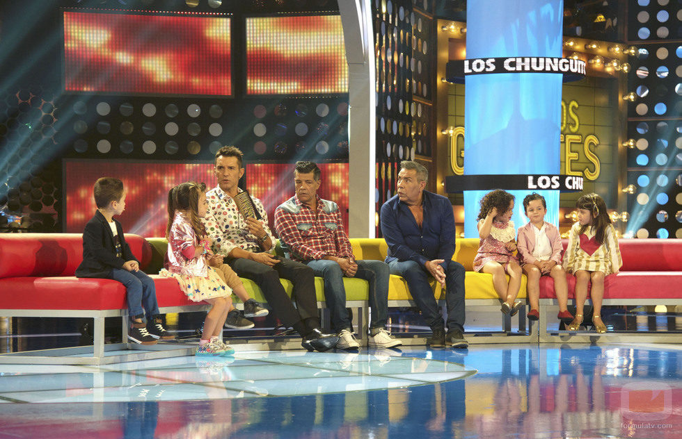 Los Chunguitos visitan el plató de 'Pequeños Gigantes'