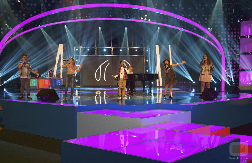 Los cantantes de 'Pequeños Gigantes'