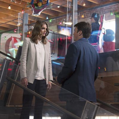 Stana Katic y Nathan Fillion en la séptima temporada de 'Castle'