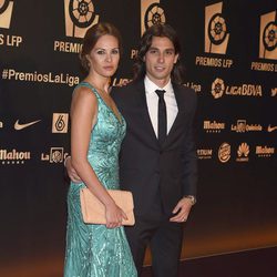 Jessica Bueno y Jota Peleteiro en los Premios LFP 2014