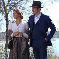 Alfonso y Emilia se visten de los años 20 en 'El secreto de Puente Viejo'