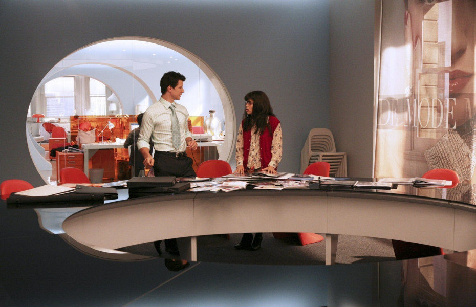 Eric Mabius y America Ferrera