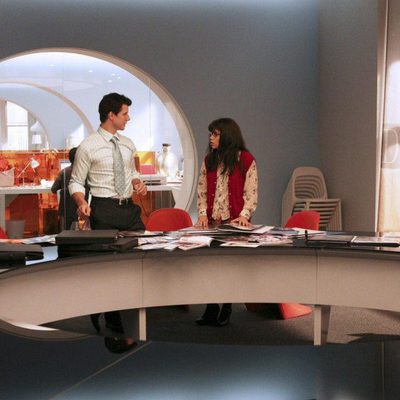 Eric Mabius y America Ferrera