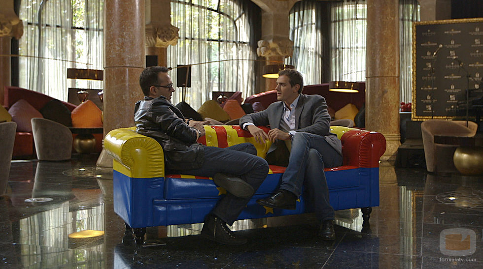 Albert Rivera y Risto Mejide en 'Viajando con Chester'