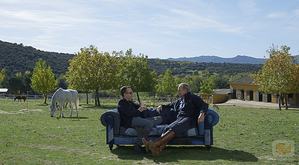 Bertin Osborne y Risto Mejide en 'Viajando con Chester'