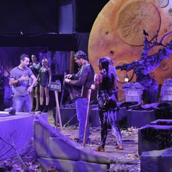 Los concursantes de 'GH 15' en la prueba de Halloween