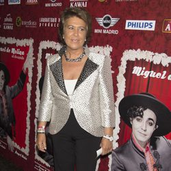 Conchita Pérez en el estreno de la obra de teatro 'Miguel de Molina al desnudo'