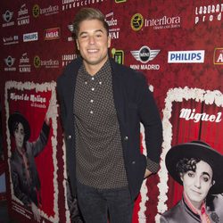 Abraham García en el estreno de la obra de teatro 'Miguel de Molina al desnudo'