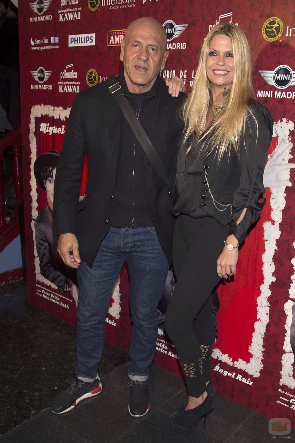 Kiko Matamoros y Makoke en el estreno de la obra de teatro 'Miguel de Molina al desnudo'