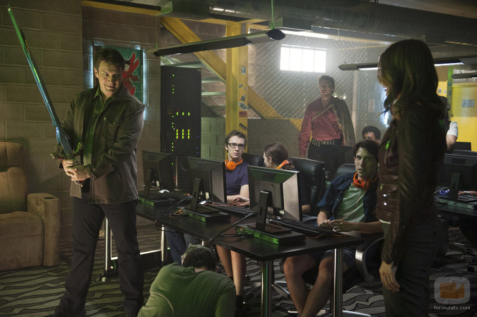 Kate y Richard en la séptima temporada de 'Castle'