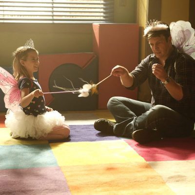 Richard visita un colegio en 'Castle'