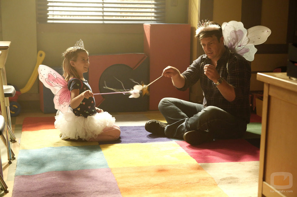 Richard visita un colegio en 'Castle'