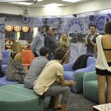 Jesús Vázquez habla con los concursantes de 'GH 15'