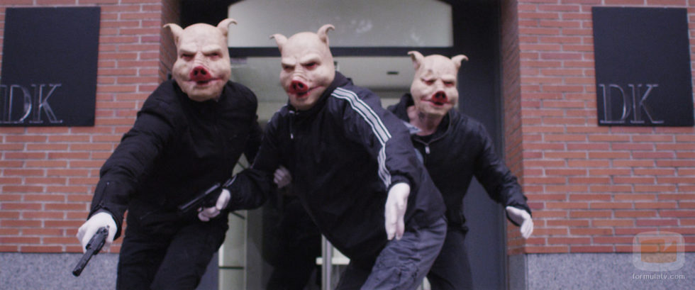 La fuga de los tres cerditos