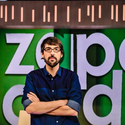 Quique Peinado en el plató de 'Zapeando'