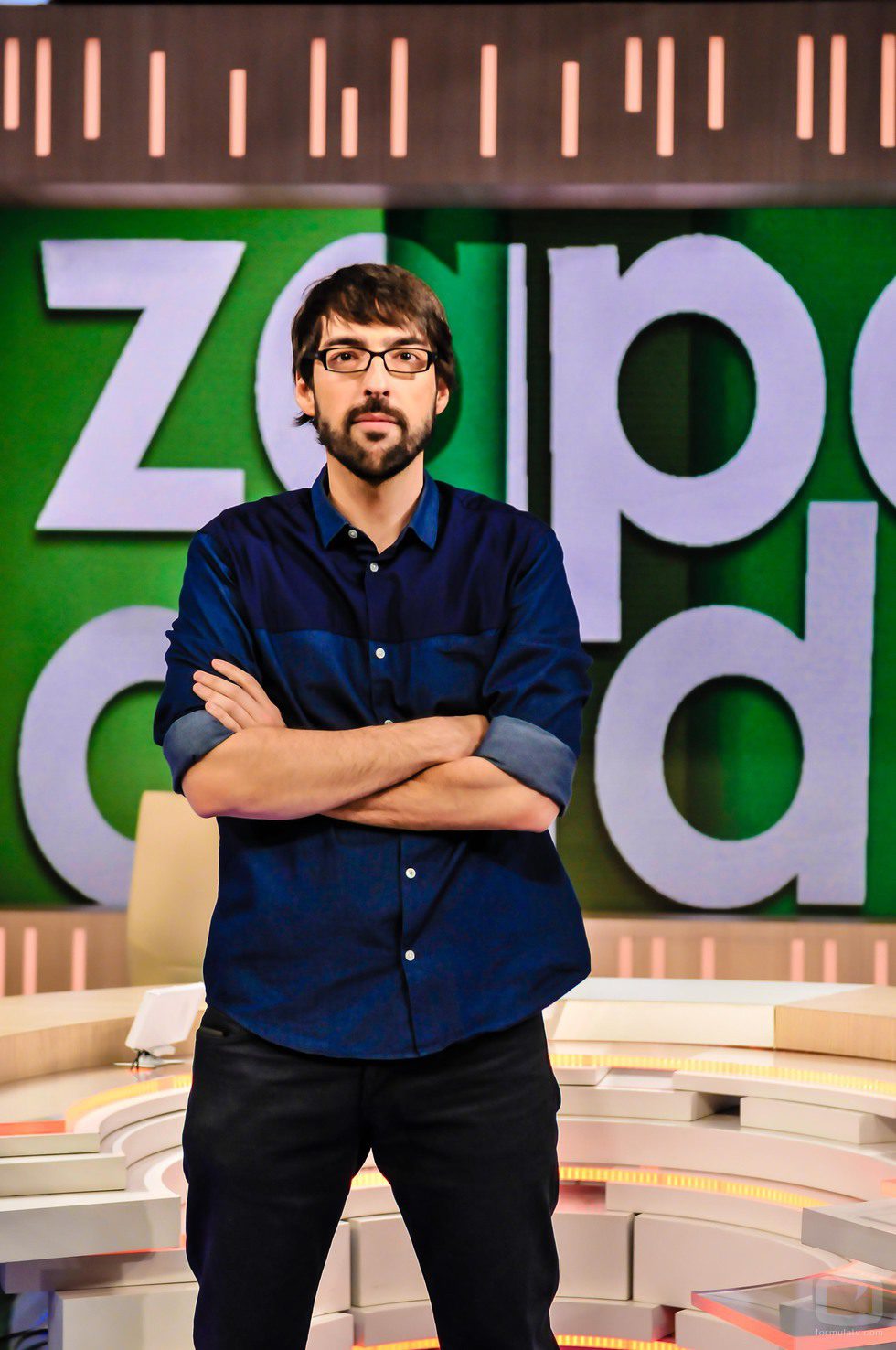 Quique Peinado en el plató de 'Zapeando'