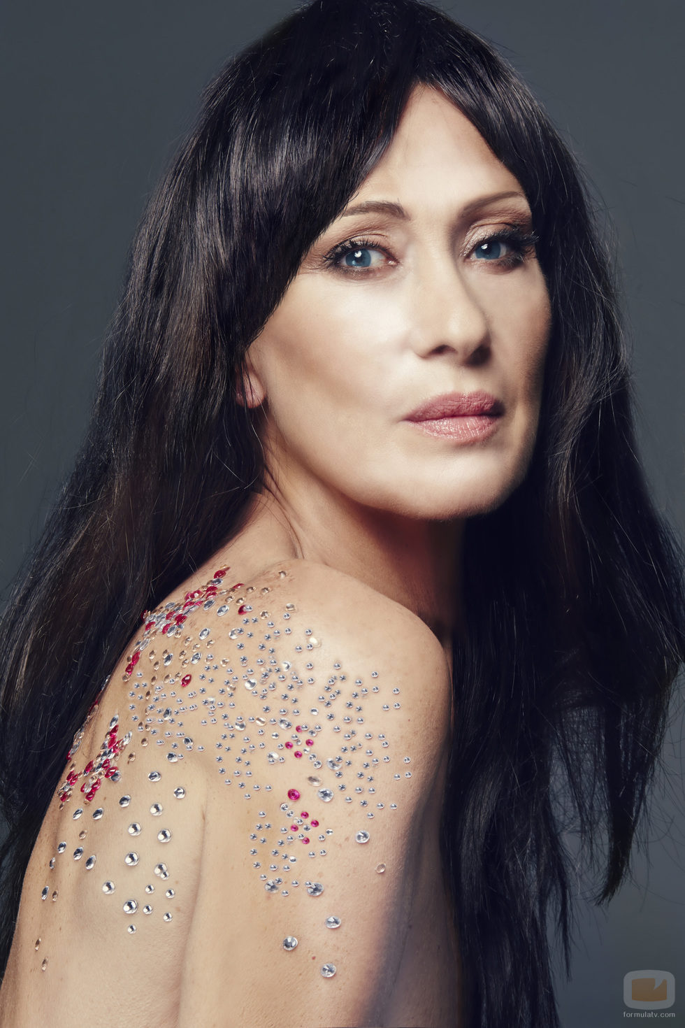 Rosa Benito emula a Sara Carbonero en la 'Sálvame Fashion Week'