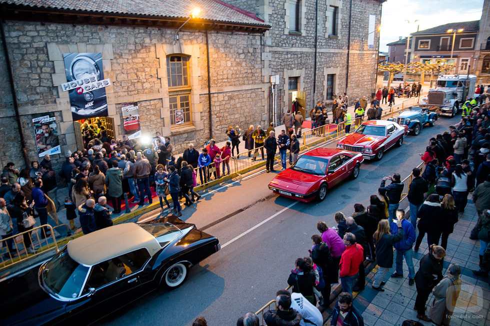 Los coches de la première de 'House of Cars'