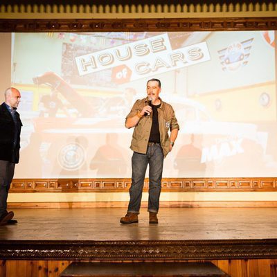 José Vicente en la presentación de 'House of Cars'