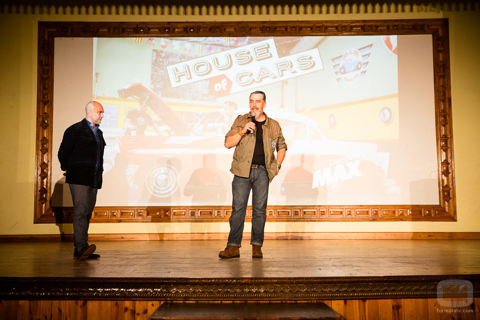 José Vicente en la presentación de 'House of Cars' 