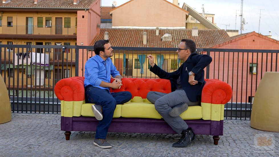 Alberto Garzón y Risto Mejide en 'Viajando con Chester'