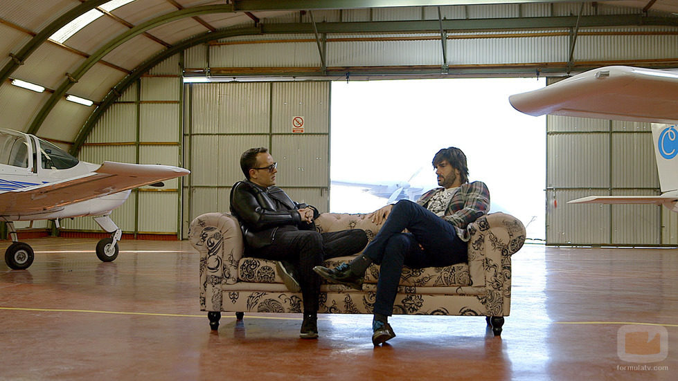 Melendi y Risto Mejide en 'Viajando con Chester'