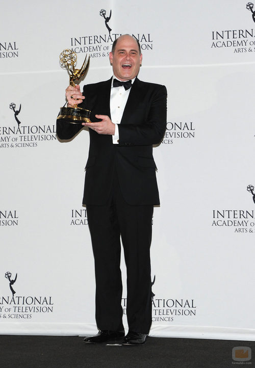 Matthew Weiner en los Emmy Internacional 2014