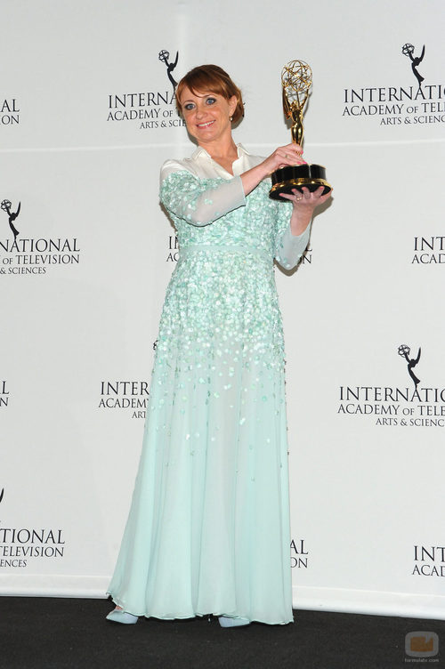 Bianca Krijgsman en los Emmy Internacional 2014