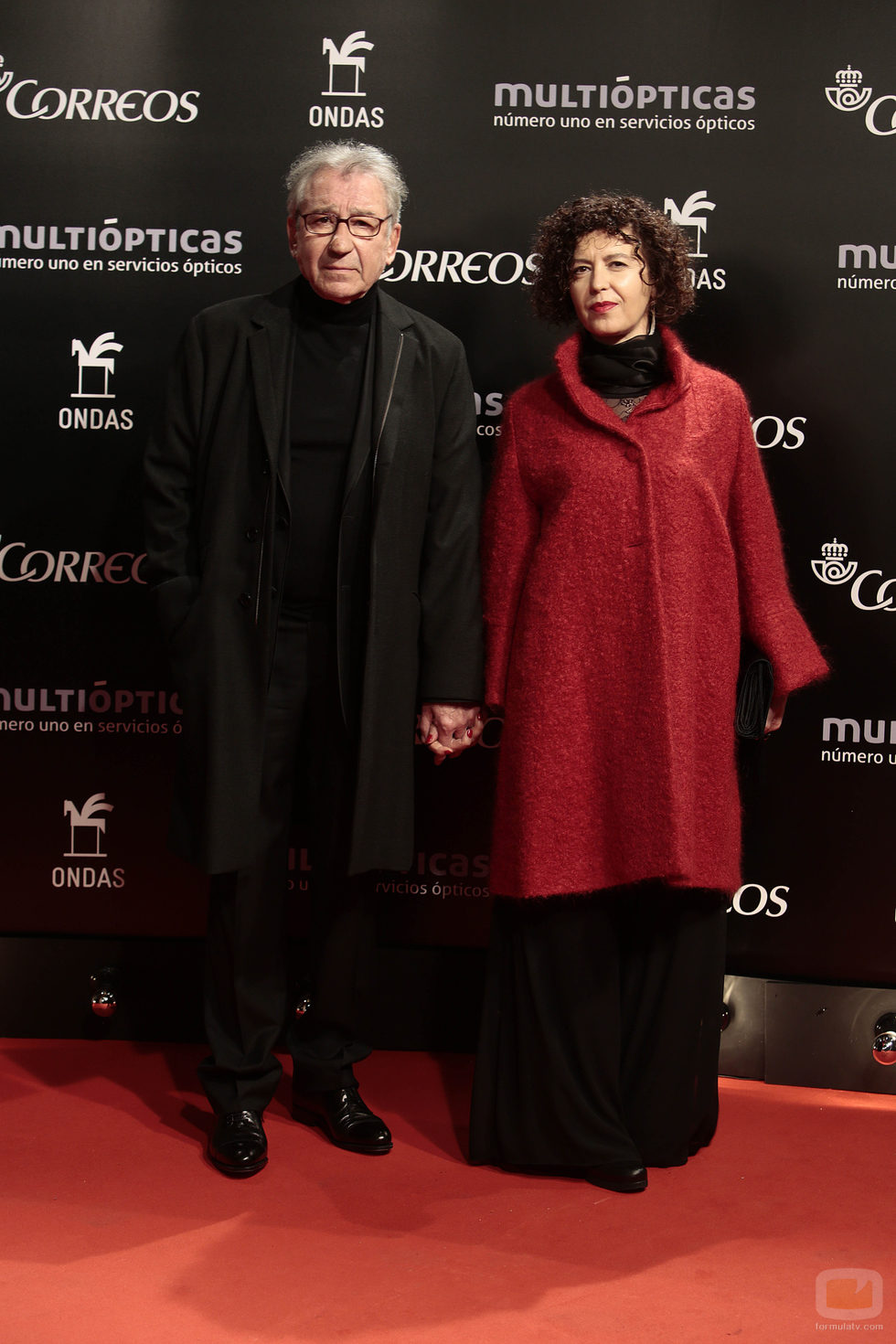 José Sacristán y Amparo Pascual en los Premios Ondas 2014