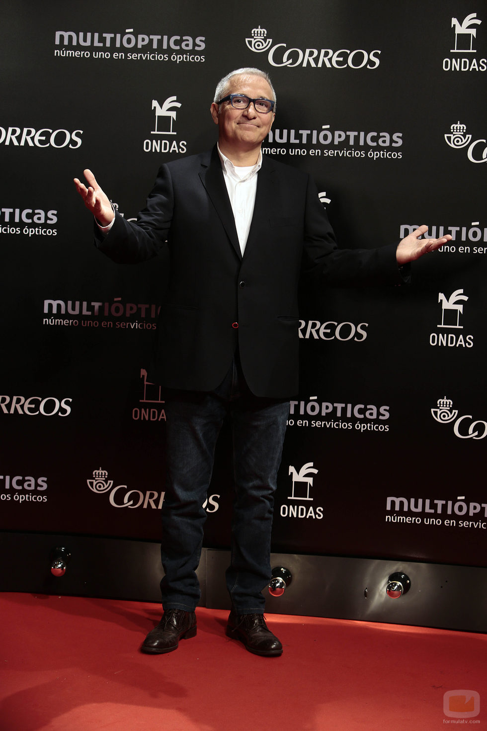 Xavier Sarda en los Premios Ondas 2014