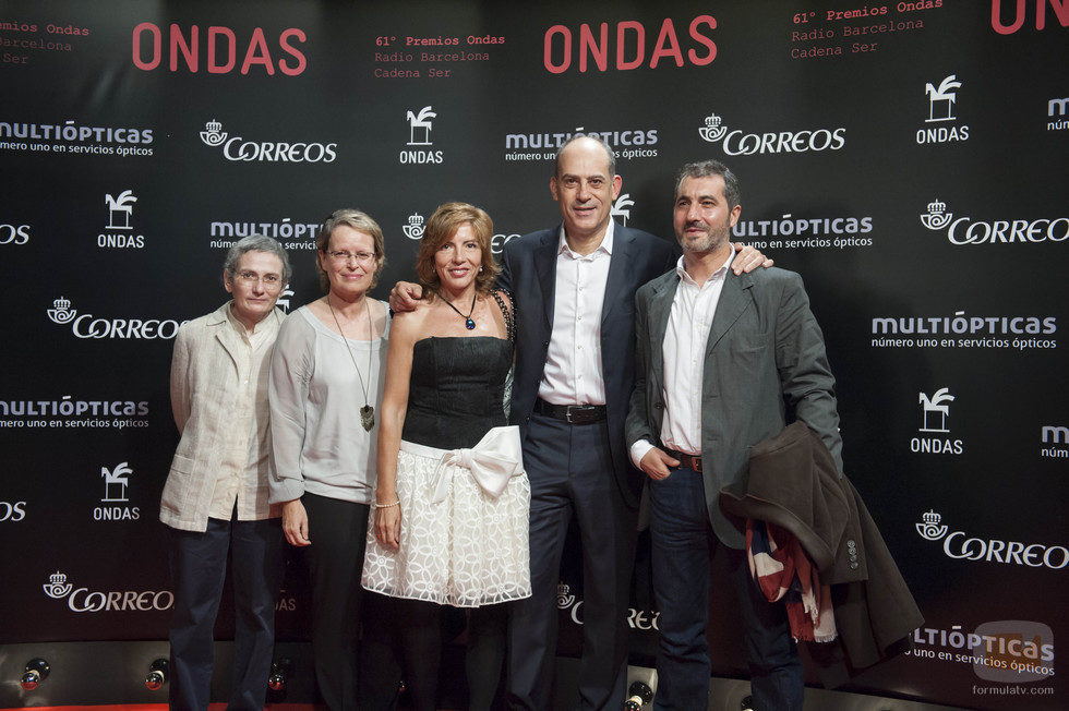 El equipo de 'En portada' en los Premios Ondas 2014
